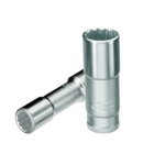 12-kanšu muciņa 3/8",long 10mm, Gedore