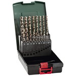 Metal drill bit set Ų1-10mm HSS-Co 19pcs, Metabo
