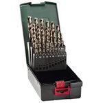 Metāla urbju komplekts 25 gab. Ø1-13mm HSS-Co, Metabo