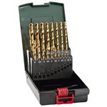 Metal drill bit set Ų1-10mm HSS TiN 19pcs, Metabo