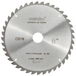 Saw blade 216x1,8/1,2x30, z40, WZ, 5°, Metabo
