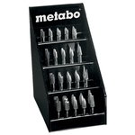 Rounded off bit, set 40 pcs.in a Display, Metabo
