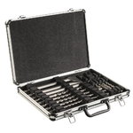 Hammer drill bits and chisel set in case 17pcs SDS-plus, Metabo