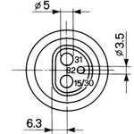 PLUG 3 PINS, Bepco
