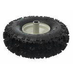 WHEEL-ASM 10X4 STL RIM OYSTER, MTD