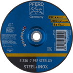 Grinding wheel PSF STEELOX 230x7mm, Pferd