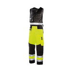 Hi-vis puskombinezons 6490, dzeltens/melns, 4XL, Dimex