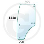 Door screen L R201575, Granit