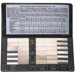 Surface finish specimen RUGOTEST Nr.3, Vögel