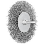 Wheel brush RBU Steel 100x10\6mm 0,3mm, Pferd