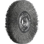 Wheel brush RBU Steel 180x25/32mm 0,3mm, Pferd