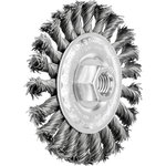 Wheel brush RBG Steel 100x12xM14 0,5mm, Pferd