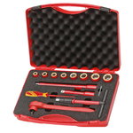 VDE-insulated tool set in PVC case, Gedore