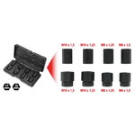 Stud bolt extraction and insertion tool set, 12 pcs, M6-M10, KS Tools