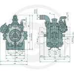 REVERBERI pump AR280bp, Granit