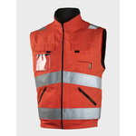 Hi-vis veste 6740LU, CL2, sarkana, 2XL, Dimex