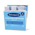Blue Detectable Finger Bandage, 39 pcs/refill, Cederroth