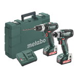 12V Combo set: SB 12 + SSD 12 / 2x2,0 Ah, Metabo