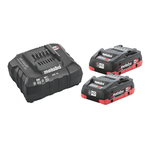 18V akumuliatorių rinkinys 2 x4,0Ah LiHD ASC 55 kroviklis SE, Metabo