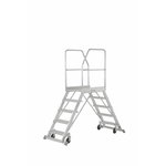 Mobile stockers ladder 2x5 steps, 1,21m, 6889, Hymer