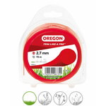 Trimmeri tamiil, ümmargune, punane, 2,7 mm, 15 m, OREGON