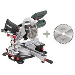 Crosscut and mitre saw KGS 216 M + sawblade 628060000&MET, Metabo