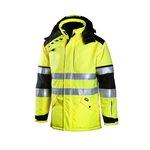 Winter workjacket with hood 695 Hi-Viz yello/black XL, Dimex