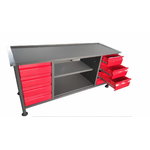 Töölaud 8 sahtliga 2000mm art.70027, OTHER