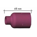 Ceramic gas nozzle, Number 12, Abitig 17/18/26, L=48mm, Binzel