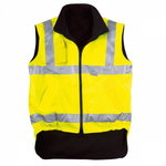 Traffic vest with lining Coverguard, yellow 3XL, OTHER