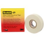 Glass Cloth Electrical Tape 69, MC12 19 mm x 33 m x 0.18 mm, 3M