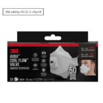 Respirators Aura 9332+, retail pack FFP3, 3M