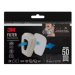 Particulate Filter 5935 (2pcs), P3 + Filter Holder 501 (1 pair), 3M