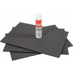 PU-foam sheets 390x564mm 10mm 3pcs, KS Tools