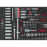 1/4+3/8+1/2'' sock 179pcs insert, KS Tools