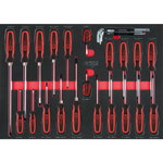 Kruvikeerajate komplekt SCS 29 osa 1/1 moodulist, KS Tools