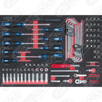 SCS-hylsyavainsarja, 1/4´´, 95-os, 1/1-säilytyslokerikossa, KS Tools