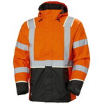 Shell jacket Uc-Me zip in, hi-viz CL3, orange/black 2XL, Helly Hansen Workwear