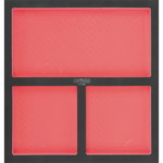 SCS Uni inlay, empty, 2/3 system insert, KS Tools