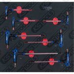 SCS ERGOTORQUEplus T-handle TX  key wrench set, 7 pc, KS Tools