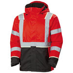 Winterjacket Uc-me, hi-vis CL3, red/ebony 2XL, Helly Hansen Workwear