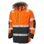 Hi-vis ziemas jaka, parka Alna 2.0, CL3, oranža/melna, S, Helly Hansen Workwear
