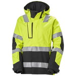 Winter jacket Luna, HI-VIS CL2, women, yellow/ebony L, Helly Hansen Workwear