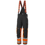 Puskombinezons ALNA SHELL BIB, Cl 1, oranžs/melns, C50, Helly Hansen Workwear