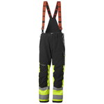 Hi-vis puskombinezons Alna 2.0, CL1, dzeltens/melns, C46, Helly Hansen Workwear