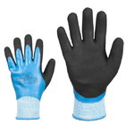 Gloves, cut resistancy 5, latex coating acryle lining 11