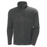Oxford fleece jacket, dark grey M, Helly Hansen Workwear