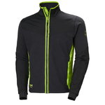 Flīsa jaka Magni, melna/zaļa, S, Helly Hansen Workwear