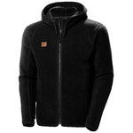Fleece hoodie Heritage Pile, black L, Helly Hansen Workwear