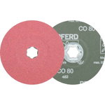 Fiber disc for steel CC-FS CO 125mm P80, Pferd